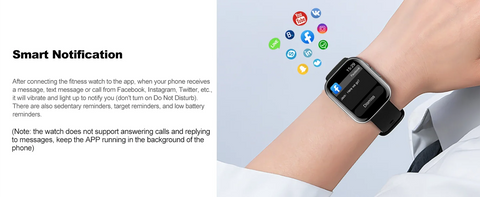 Nerunsa Smart Watch, 1.69" HD Touch Screen Fitness Watch, 25 Sports Modes Fitness Tracker, IP68 Waterproof Smartwatch.