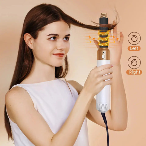 Electric Hair Dryer Hair 5 in 1  Styling Brush Hair Curler Air Styling Set UK