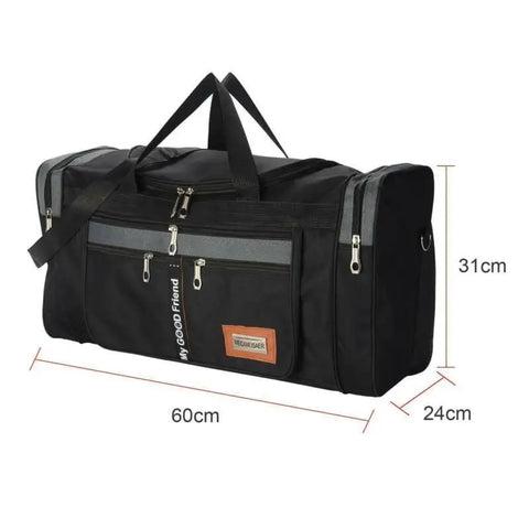 Mens Extra Large Big Sports Gym Holdall Travel Work Cabin Barrel Bag