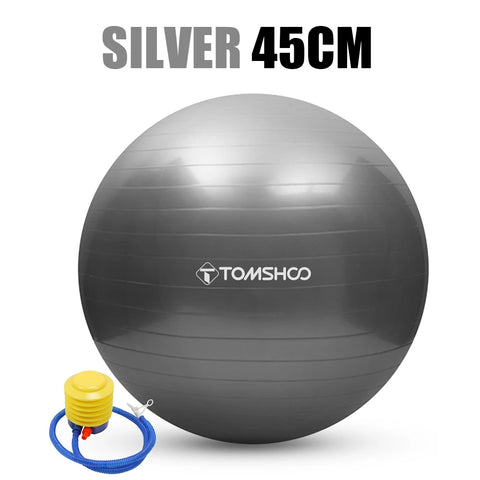 Antiburst Yoga Ball Thickened Stability Balance Ball Pilate Barre Physical Fitness Gym Ball 45CM/ 55CM/ 65CM/ 75CM Gift Air Pump