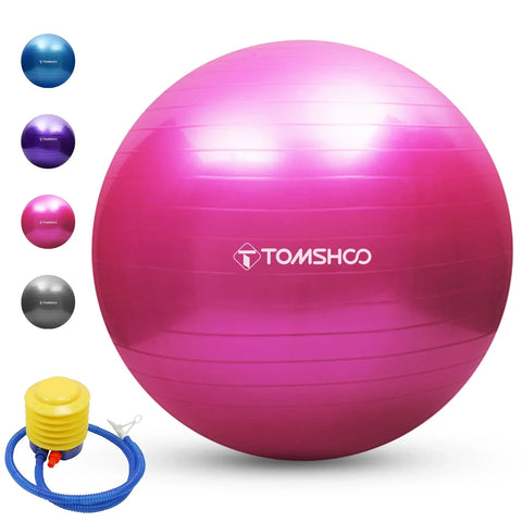 Antiburst Yoga Ball Thickened Stability Balance Ball Pilate Barre Physical Fitness Gym Ball 45CM/ 55CM/ 65CM/ 75CM Gift Air Pump