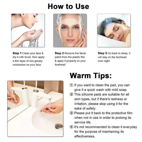 Reusable Silicone Invisible Facial Slimming Tape Pads Neck Eye Lifter Wrinkle Removal Sticker Anti Aging Patch Face Lift Tape