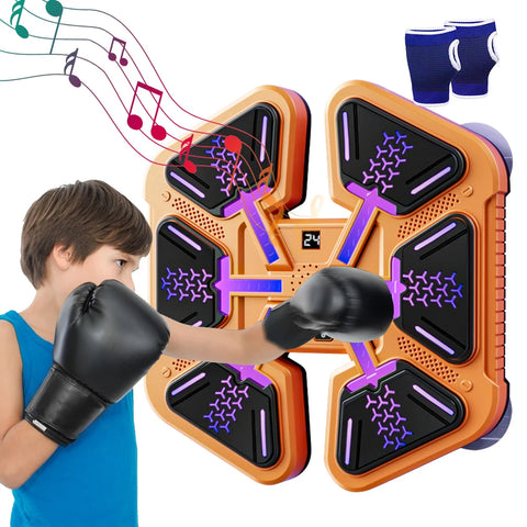 New Smart Music Boxing Machine for Children Adult Wall Mounted Boxing Trainer Home Sports Response Training Boxing Wall Target