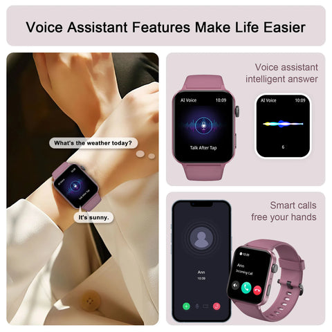 Baolubao Smartwatch 1.83 inch HD Display 300mAh Fitness Tracker Bluetooth Receive and make calls Sports Watch Pedometer
