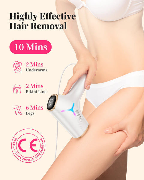 IPL Hair Removal 990000 Flash Laser Epilator For Men and Women Body Bikini Facial  Permanant Painless IPL Hair Remover Machine