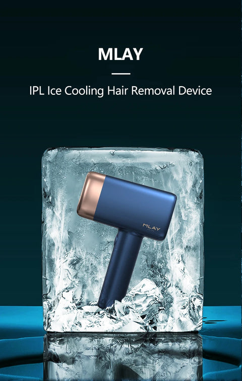 MLAY T14 Laser Hair Removal Permanent Malay IPL Epilator Ice Cool Painless Depilador a Laser 500000 Flashes Face Body Epilator