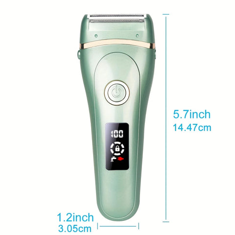 Rechargeable  Women's  - LED Display, Painless Hair Removal for Legs, Pubic & Sensitive Areas!