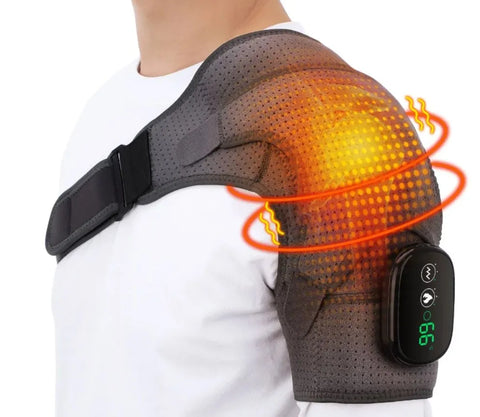 VIP Electric Shoulder Massager Heating Pad Vibration Massage Support Belt Shoulder Thermal  Brace