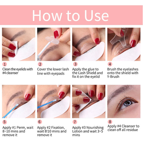 ICONSIGN Upgrade Version Lash Lift Kit Lifting Eyelashes Lasting 6-8 Weeks Lash Perm Eyelash Enhancer Makeup Tools