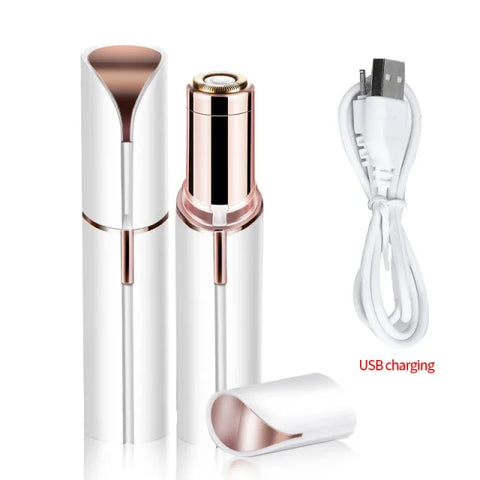 Electric Eyebrow Trimmer Mini Eye Brow Epilator Facial Lipstick Shape Hair Removal Portable Women Painless Razor Shaver Tool T