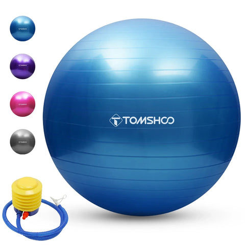 Antiburst Yoga Ball Thickened Stability Balance Ball Pilate Barre Physical Fitness Gym Ball 45CM/ 55CM/ 65CM/ 75CM Gift Air Pump