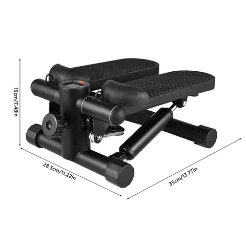 Stepper For Exercise At Home With Resistance Bands LCD Display Capacity 100kg Stair Stepper for Abdomen Waist Buttocks Legs