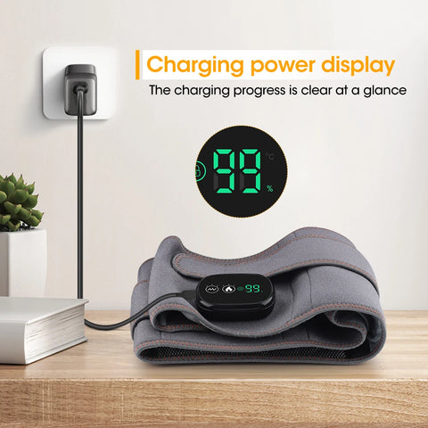 New Upgrade Electric Heating Waist Massager Support Belt Vibration Hot Compress Brace Belt Back Relax 3 Gears Adjustment