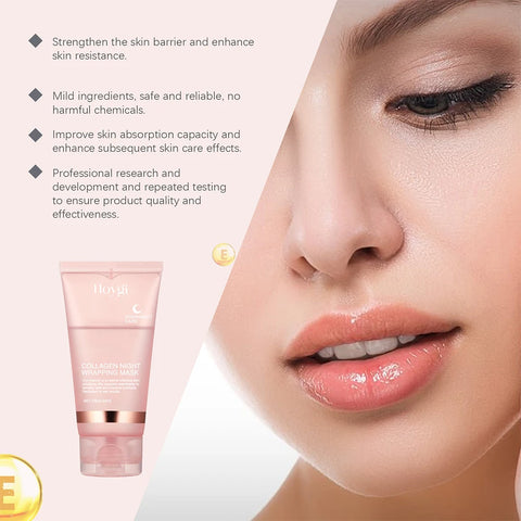 75g Collagen Peel off Mask Pore Shrinking Blackhead Removal Oil Control Skin Rejuvenation Moisturizing Brightening Skin Care
