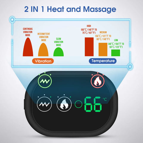 VIP Electric Shoulder Massager Heating Pad Vibration Massage Support Belt Shoulder Thermal  Brace