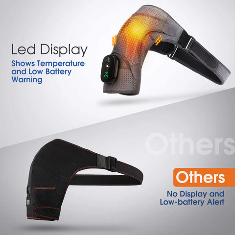 VIP Electric Shoulder Massager Heating Pad Vibration Massage Support Belt Shoulder Thermal  Brace