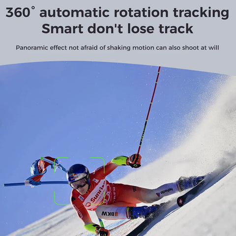 Auto Face Tracking Tripod 360° Rotation Face Tracking Phone Tripod Holder No App Built-In Fill Light for Tiktok Video Recording